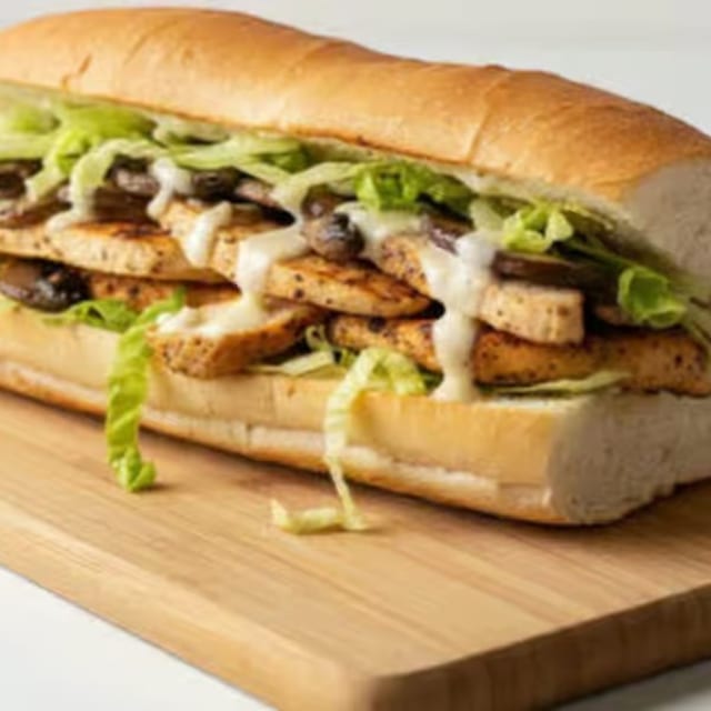 Chicken Philly Sandwich.